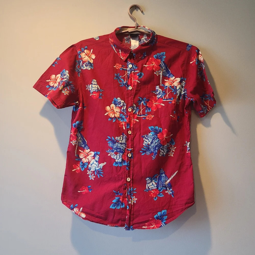 Star Wars men's shirt size S Hawaiian shirt